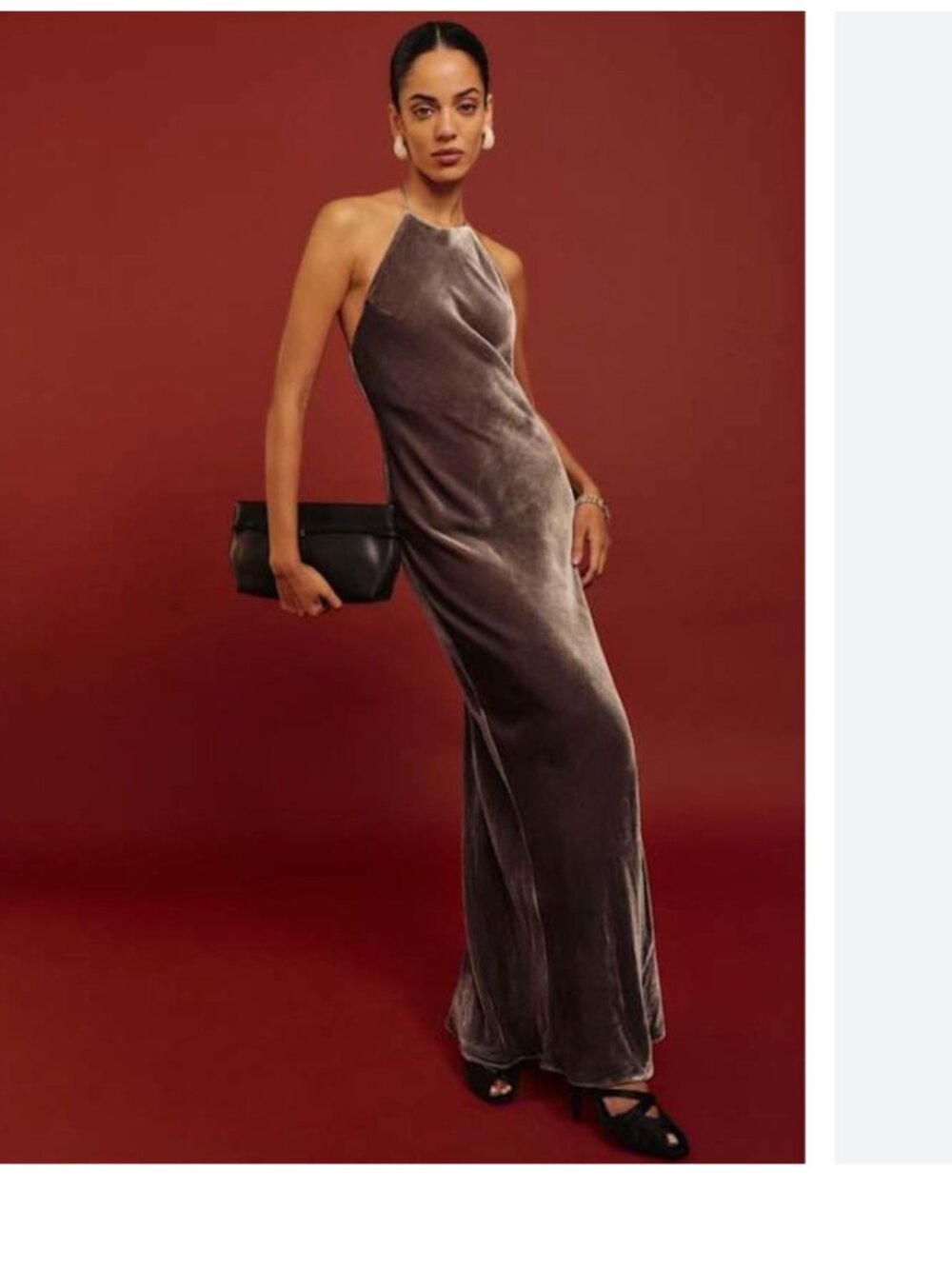 NWT Reformation Jeany Velvet dress XL